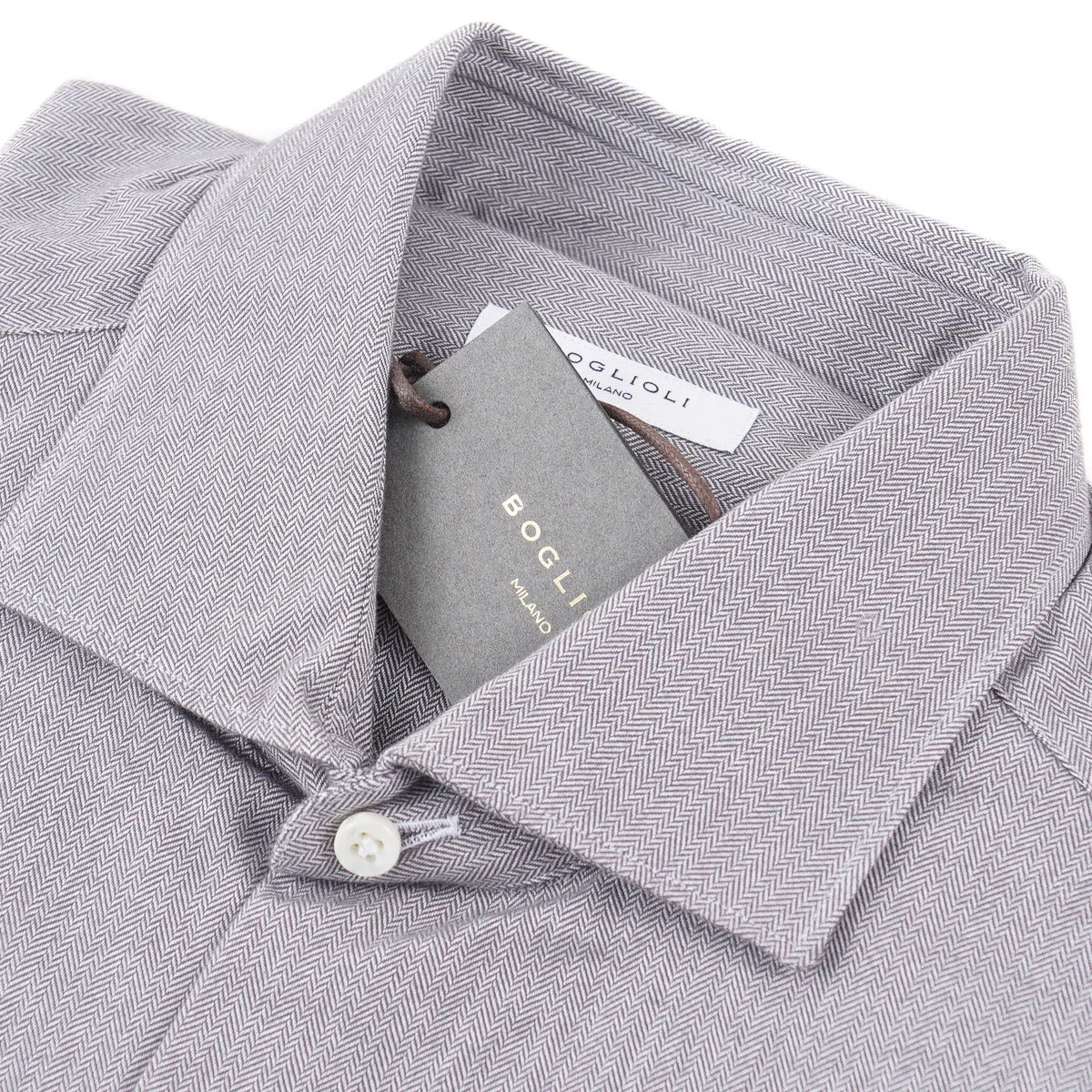 Boglioli Slim-Fit Cotton Dress Shirt