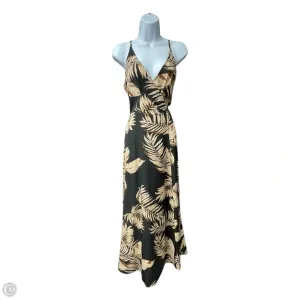 Dress Casual Maxi By Clothes Mentor In Black & Tan. Size: M