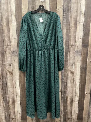 Dress Casual Maxi By Shein In Green. Size: 4x