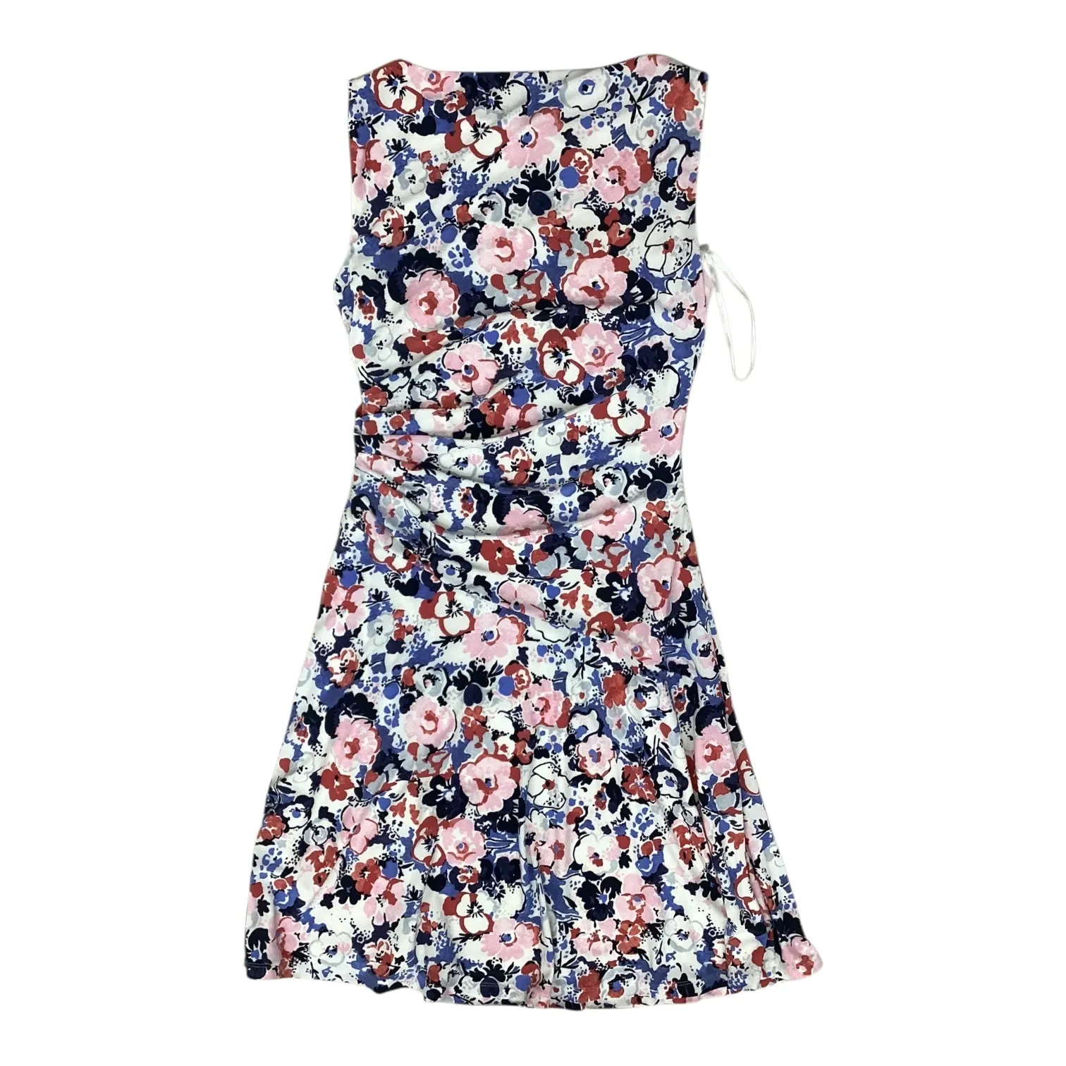 Dress Casual Midi By Lauren By Ralph Lauren In Blue & Pink. Size:S