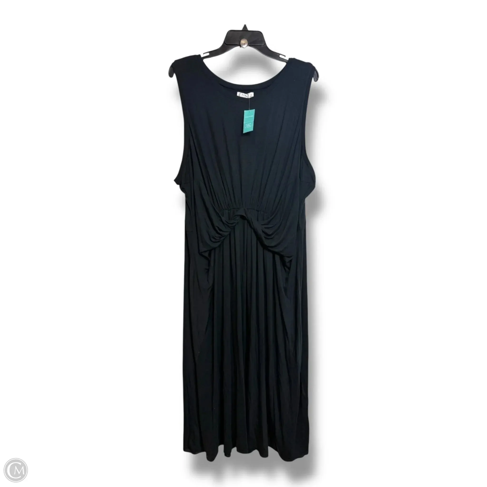 Dress Casual Midi By Maurices In Black. Size: 3x