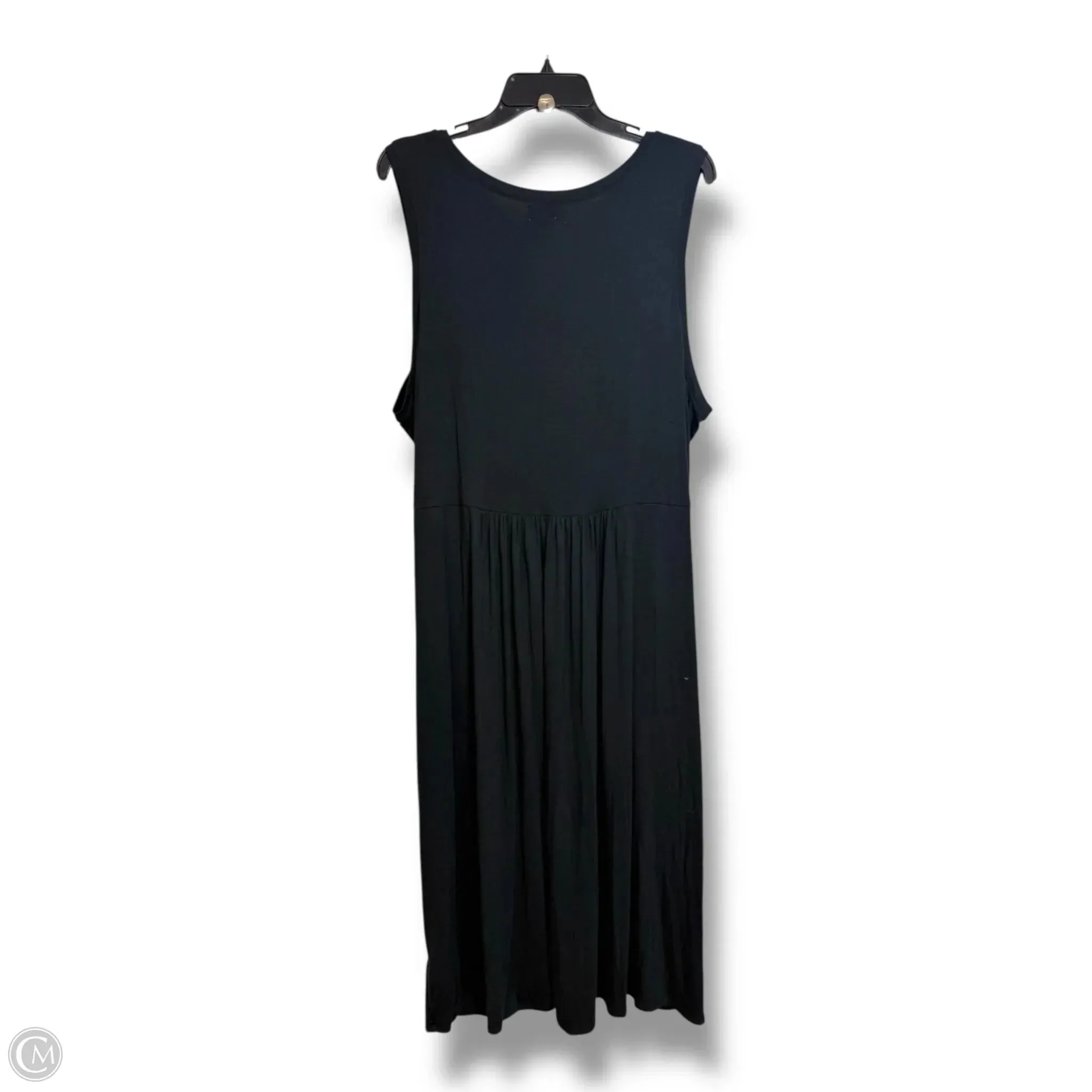 Dress Casual Midi By Maurices In Black. Size: 3x