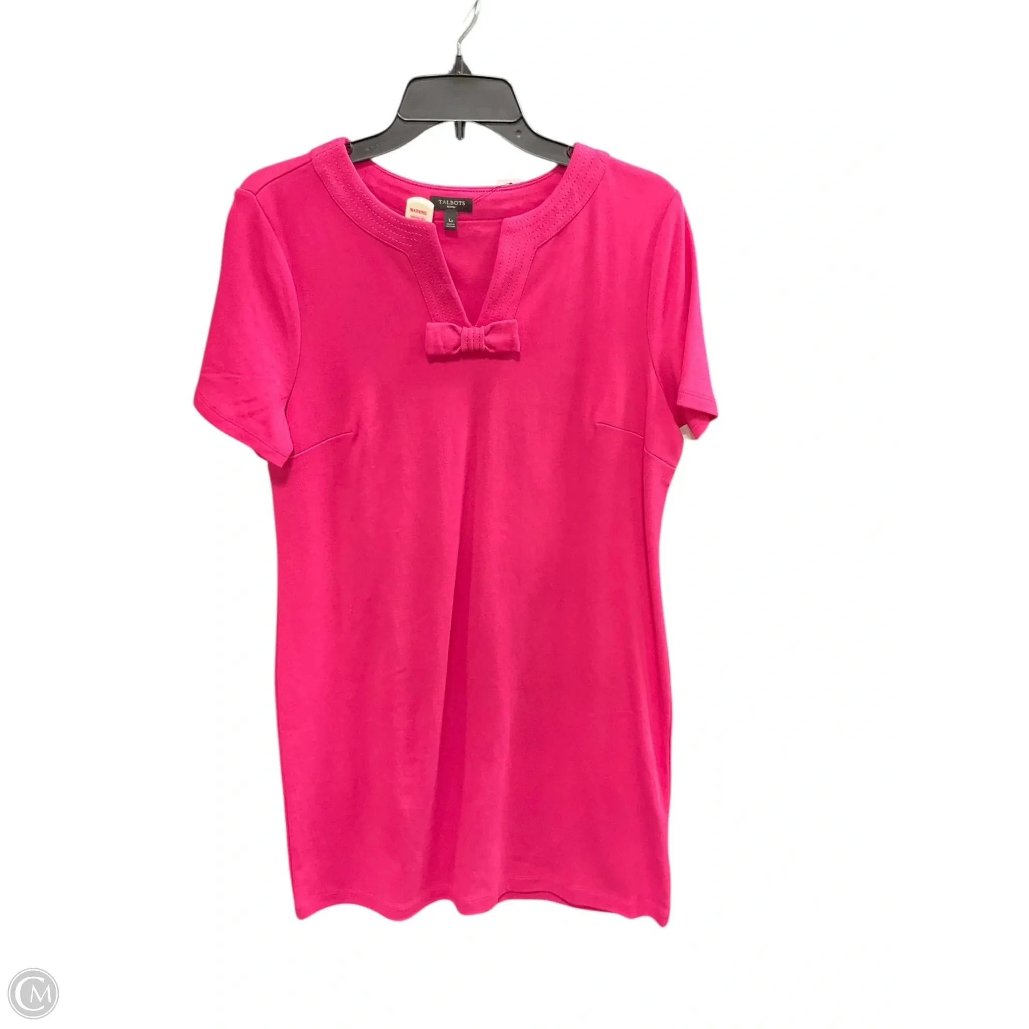 Dress Casual Midi By Talbots In Pink. Size: L