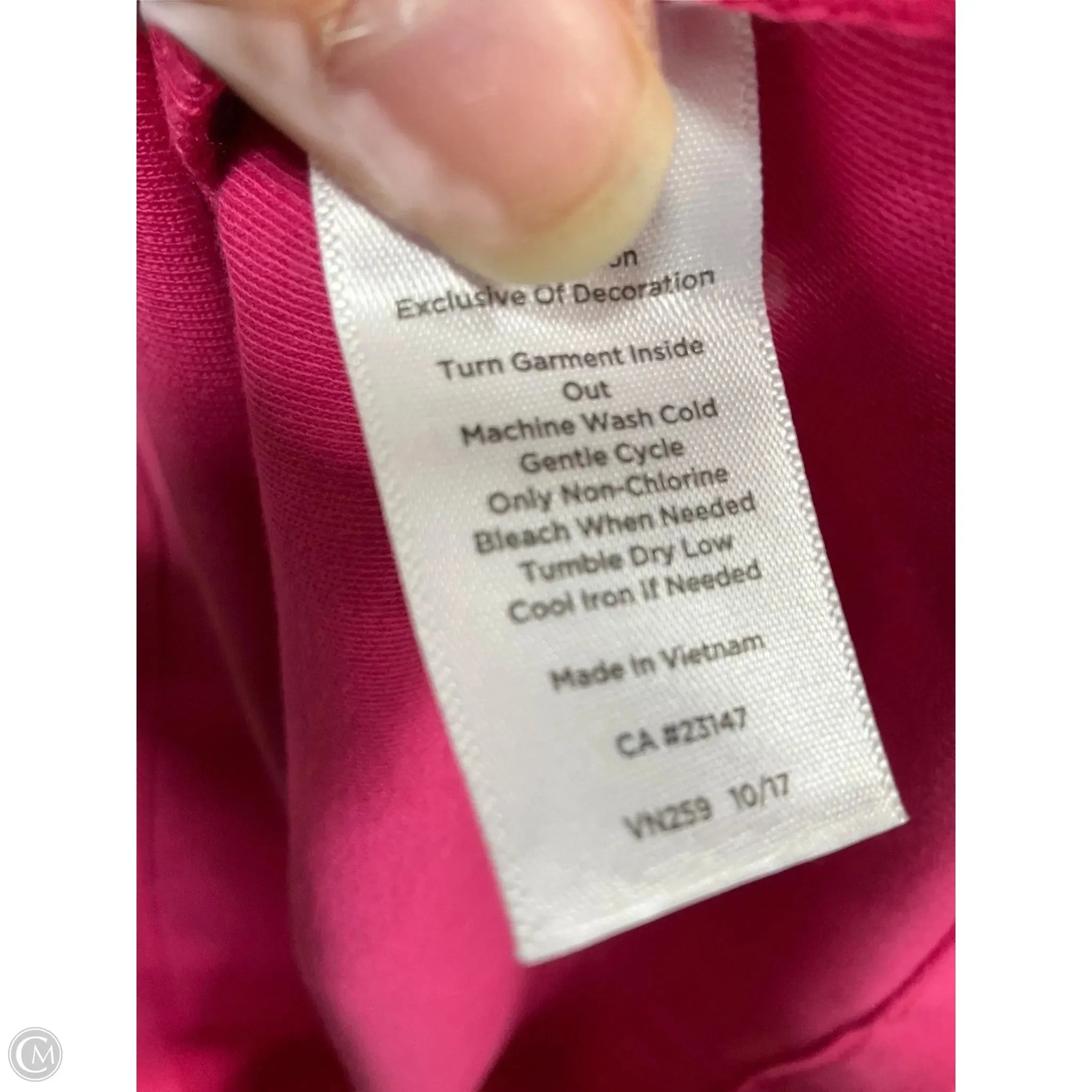 Dress Casual Midi By Talbots In Pink. Size: L