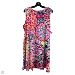 Dress Casual Short By Apt 9 In Orange & Red. Size: Xl