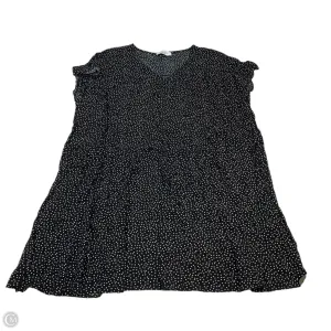 Dress Casual Short By Carly Jean In Black & White. Size: 2x