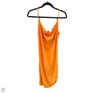 Dress Party Midi By Zara In Orange. Size: S