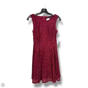 Dress Party Short By Cme In Maroon. Size: S