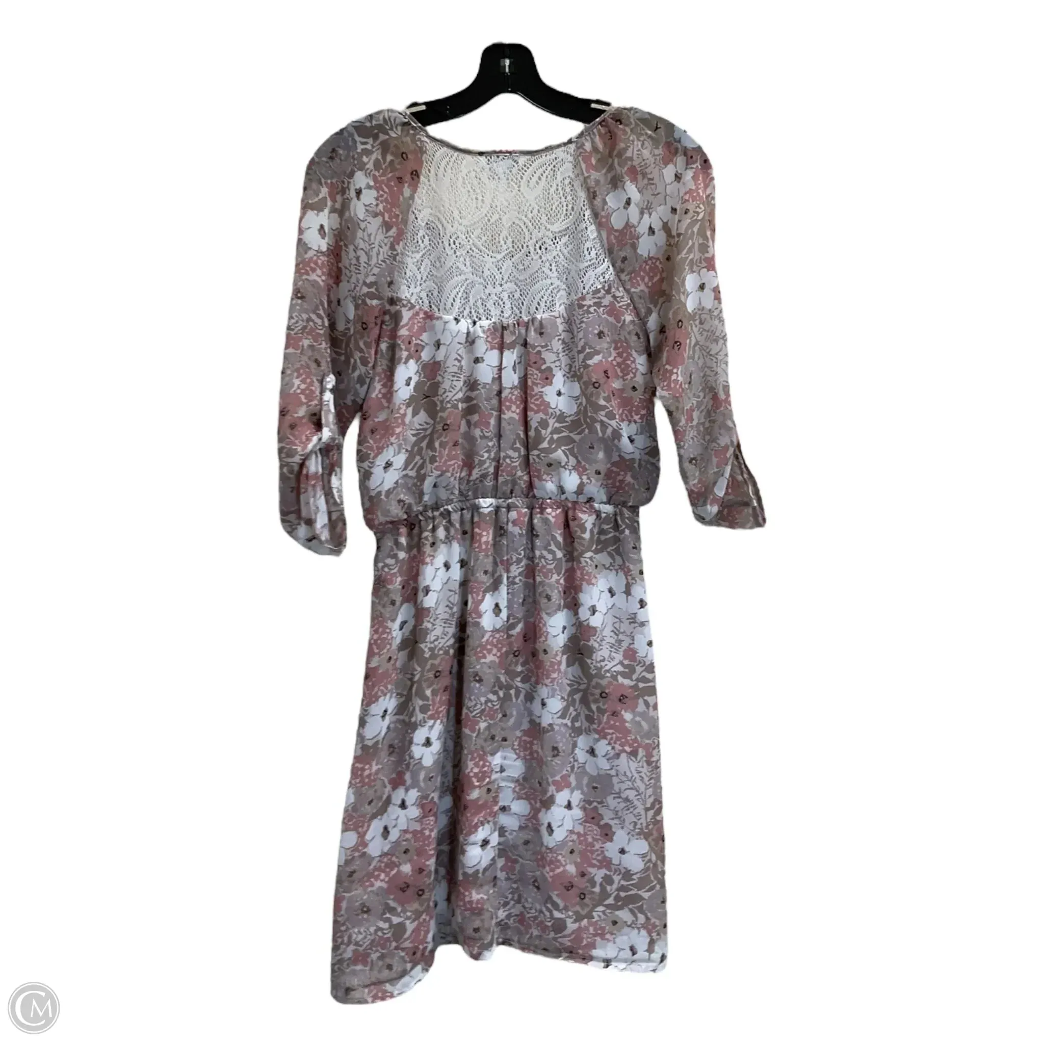 Dress Work By Charming Charlie In Pink & Tan. Size: S