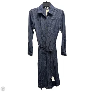 Dress Work By Cloth & Stone In Blue Denim. Size: Xs