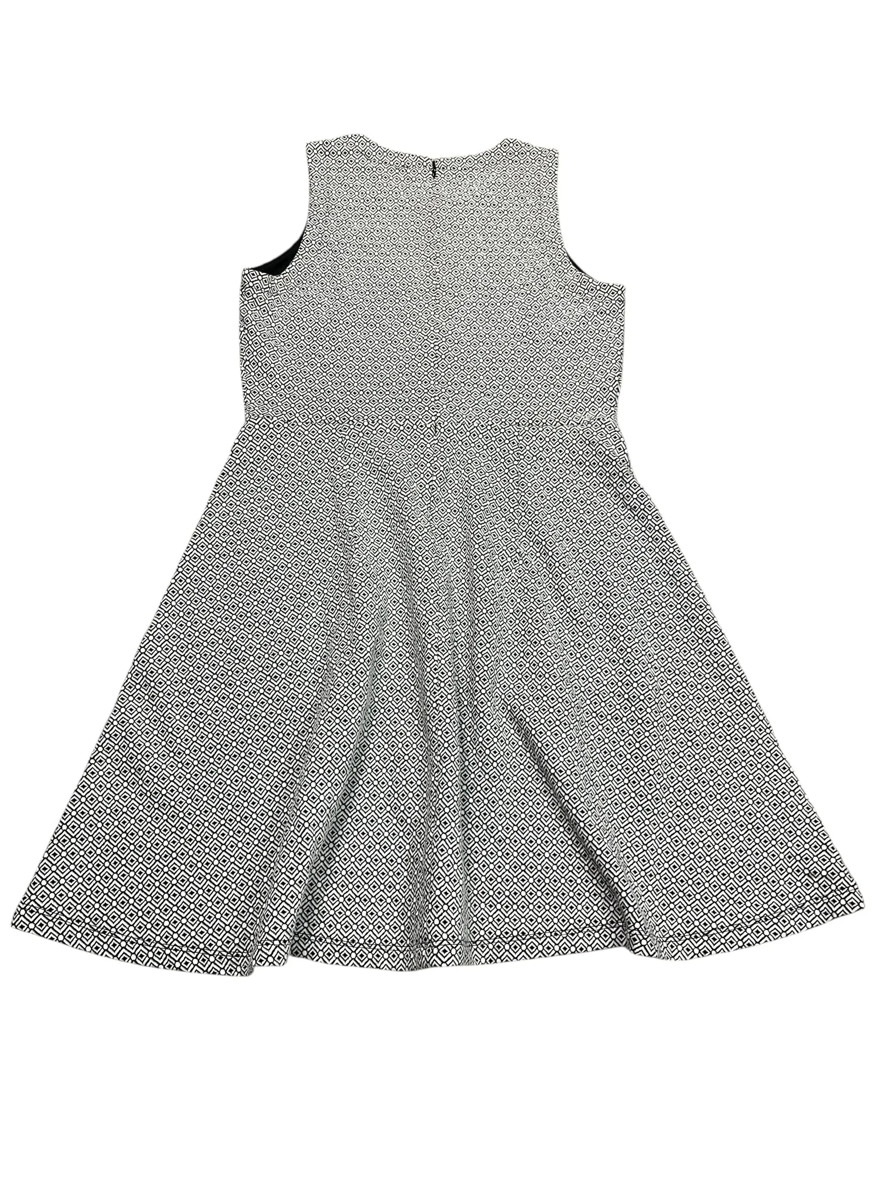 Dress Work By Loft In Black & White. Size:S