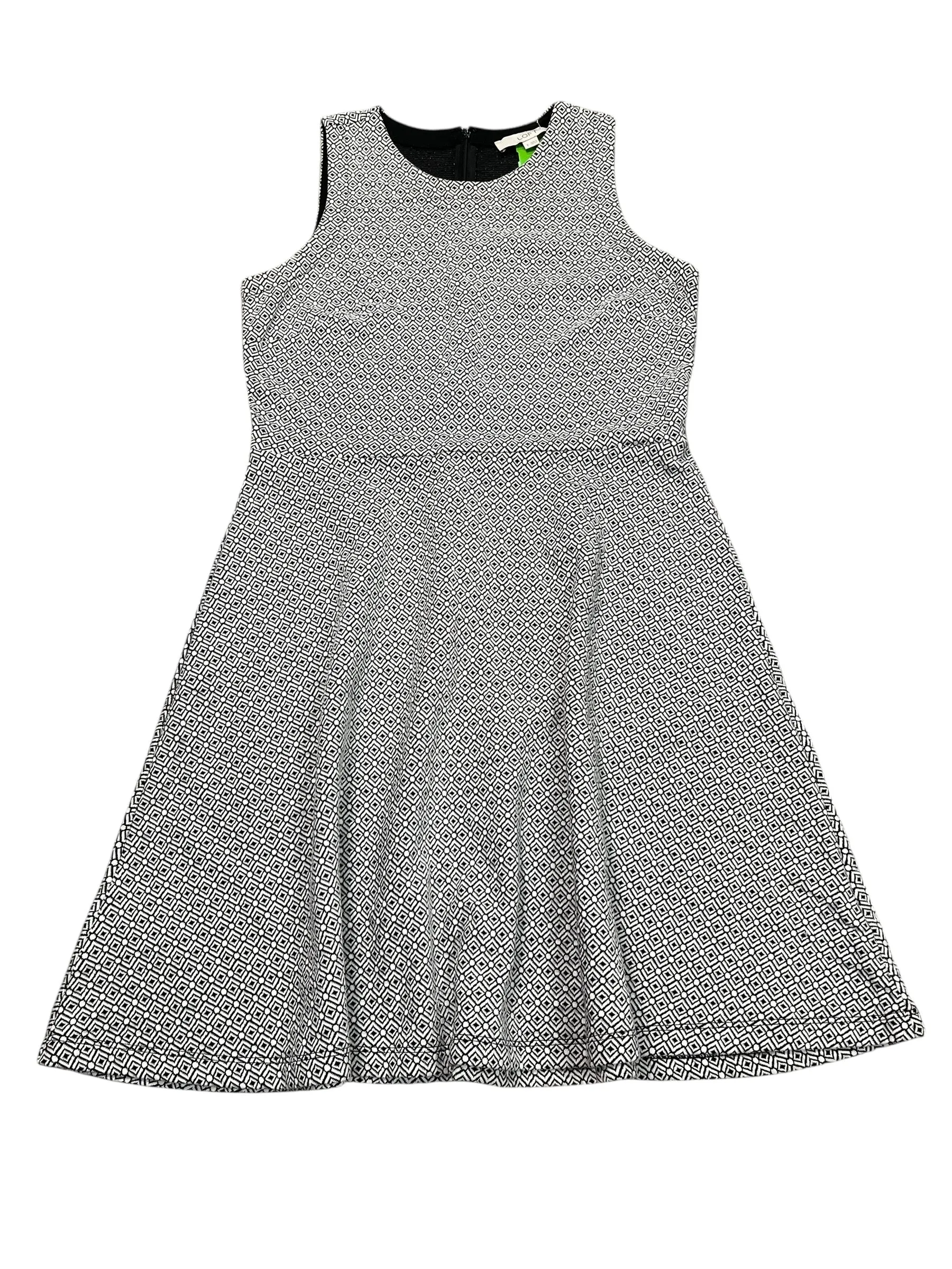Dress Work By Loft In Black & White. Size:S