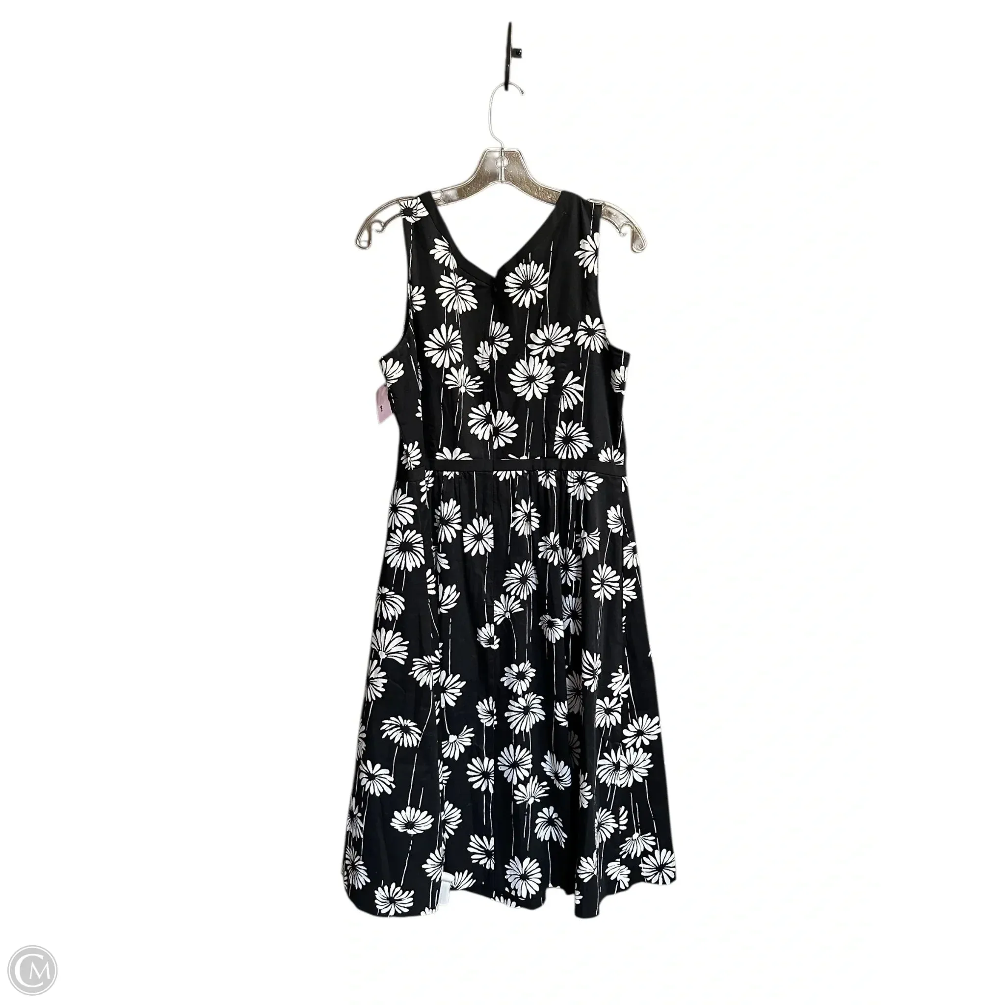 Dress Work By Talbots In Black & White. Size: L