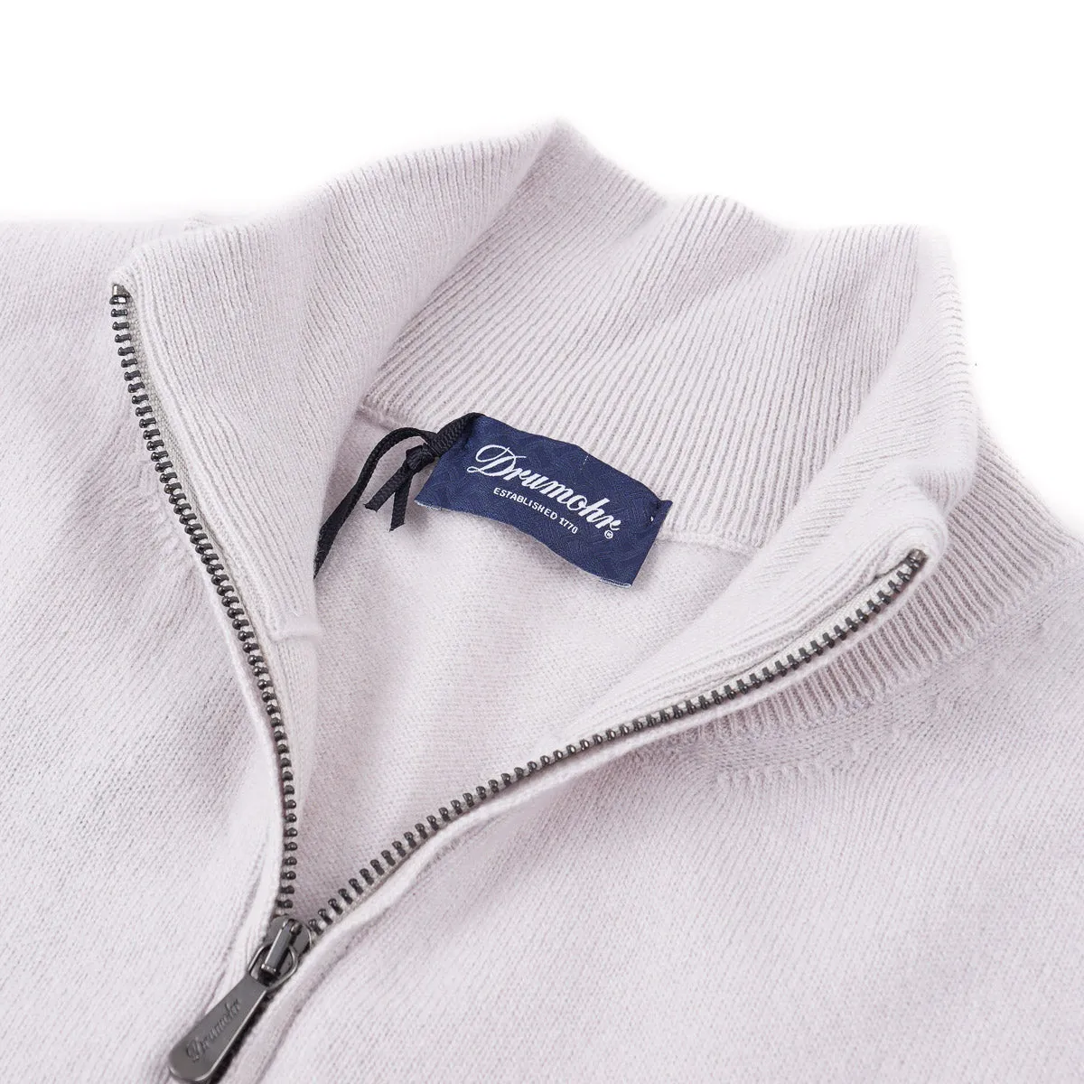 Drumohr Half-Zip Cashmere Sweater