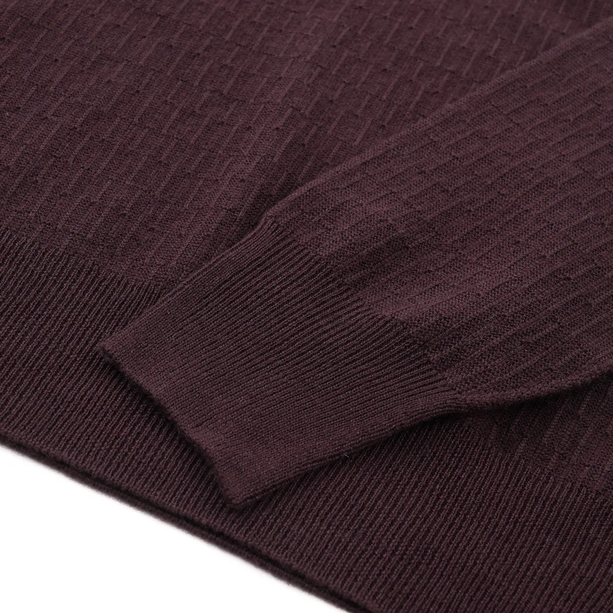 Drumohr Half-Zip Merino Wool Sweater