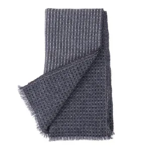 Fedeli Patterned Knit Cashmere Scarf