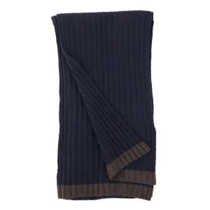 Fedeli Rib Knit Cashmere Scarf