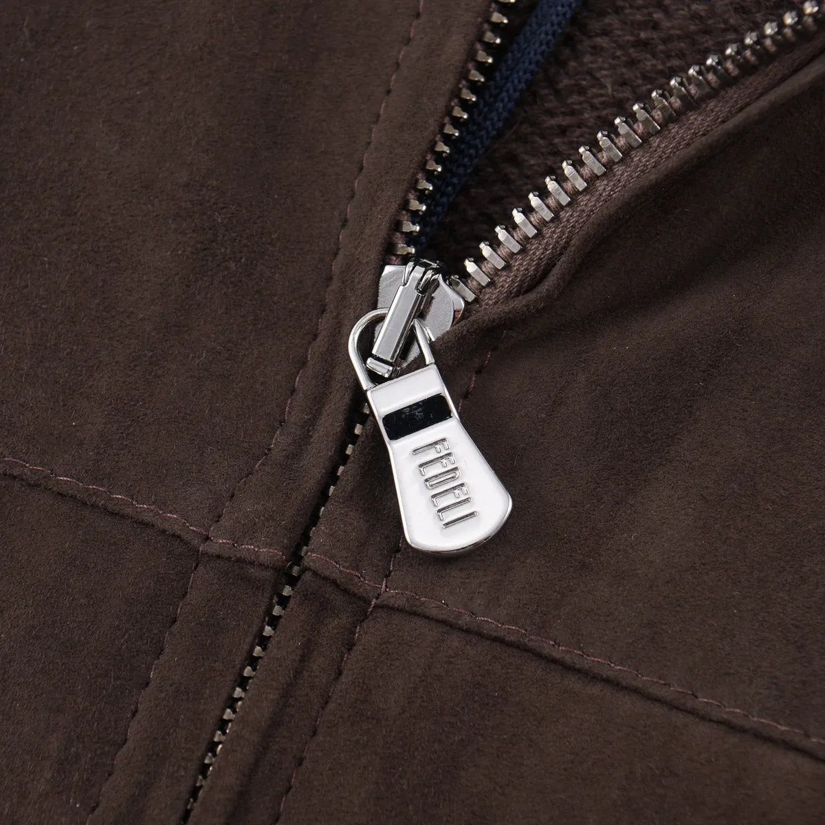 Fedeli Suede and Knit Cashmere Vest