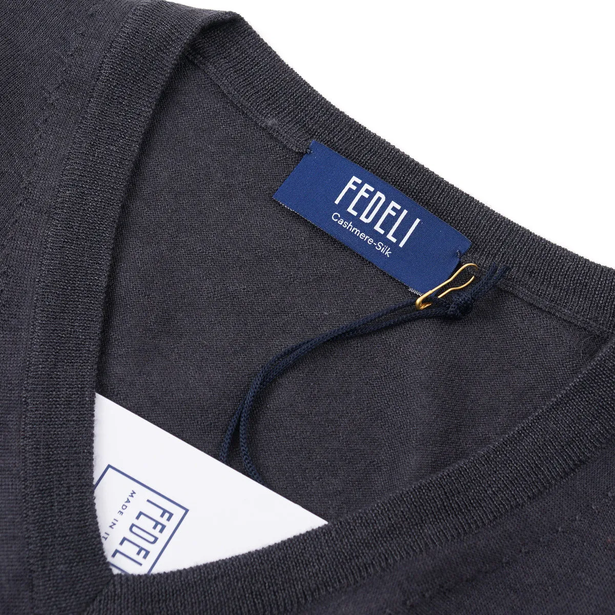 Fedeli Superfine Cashmere-Silk Sweater