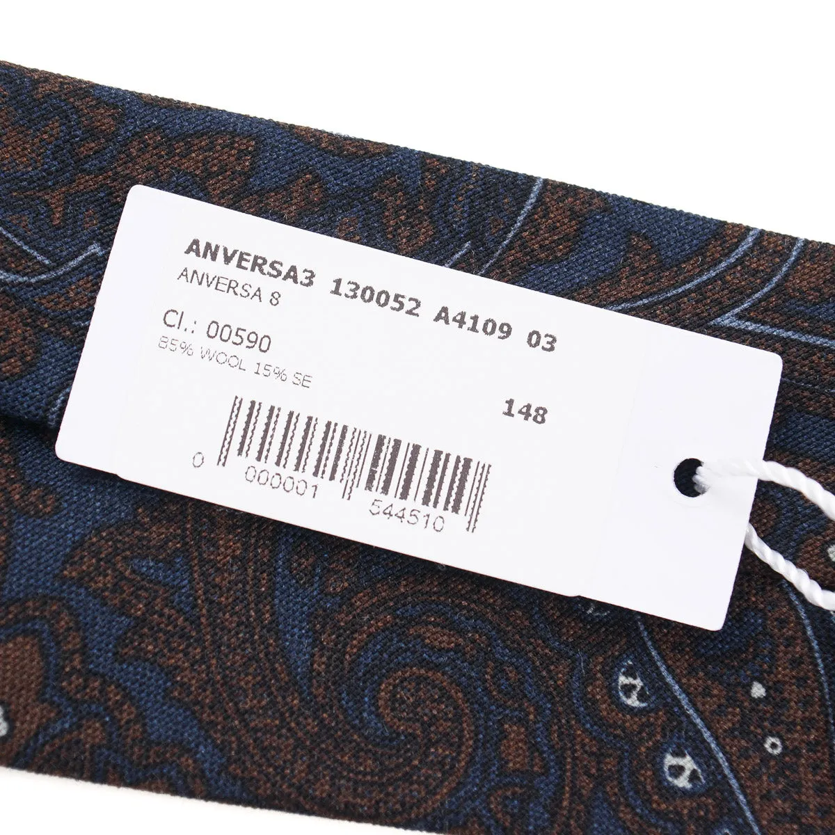 Finamore Unlined Lightweight Wool Tie