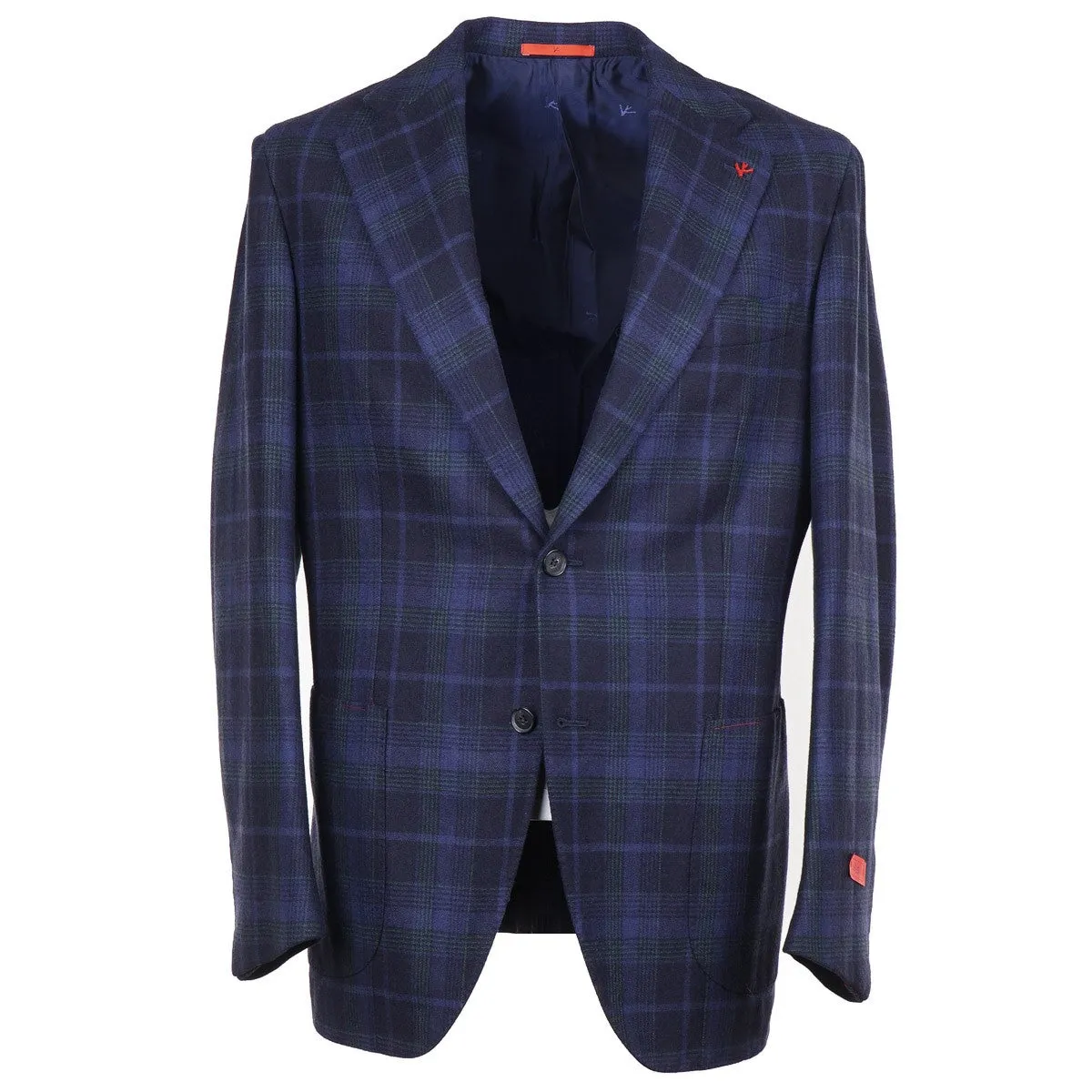 Isaia Flannel Wool-Cashmere Sport Coat