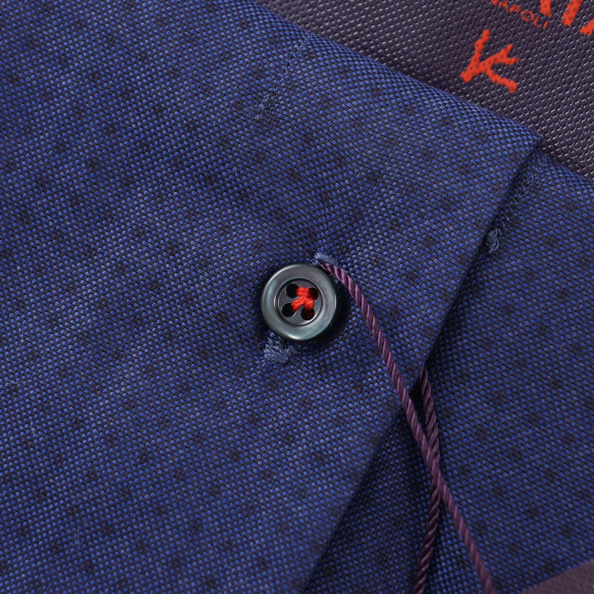 Isaia 'Mix' Printed Cotton Shirt