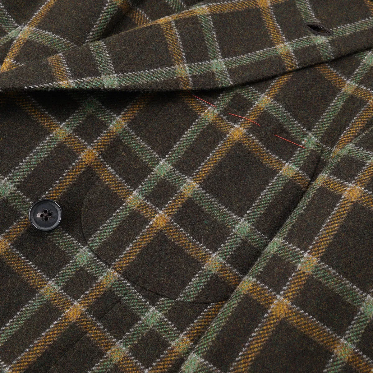 Isaia Soft Flannel Wool Sport Coat