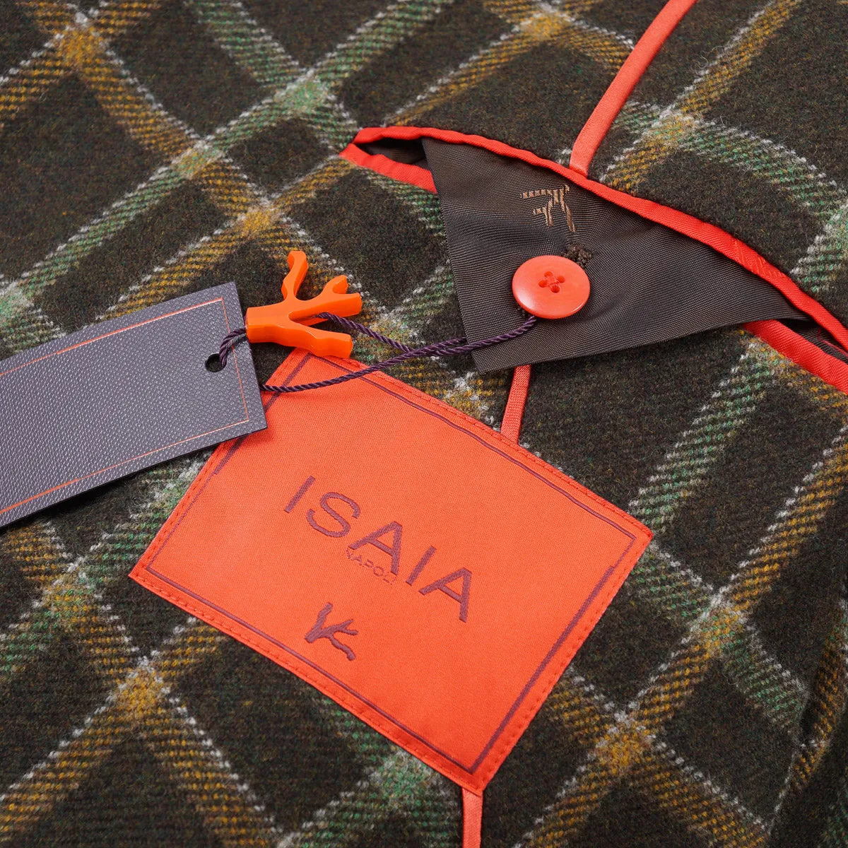 Isaia Soft Flannel Wool Sport Coat