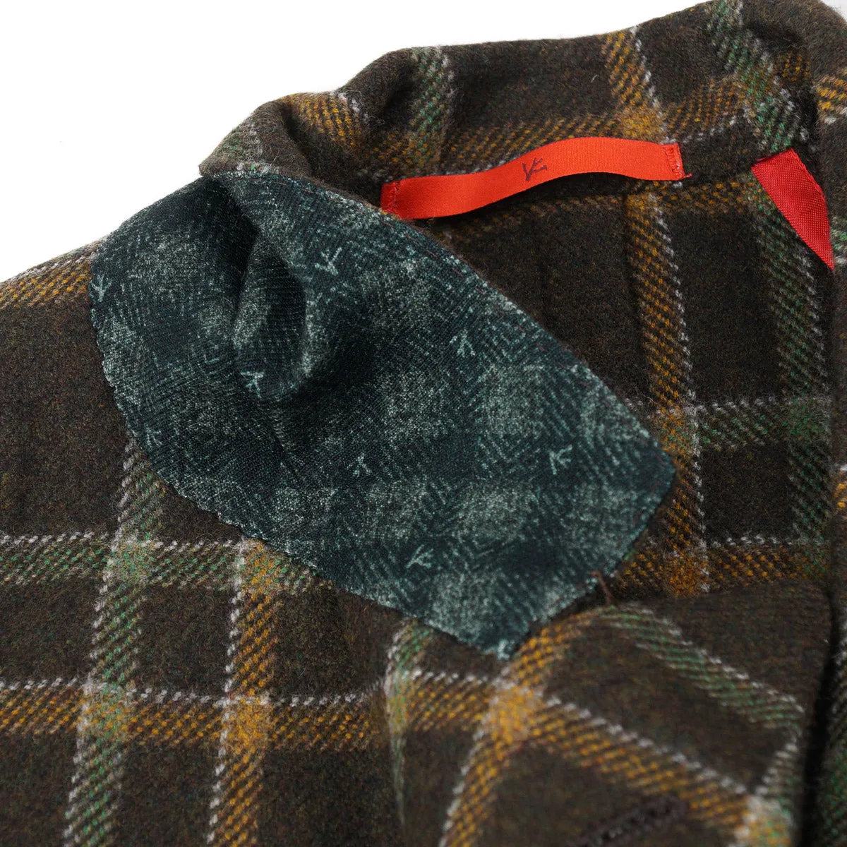 Isaia Soft Flannel Wool Sport Coat