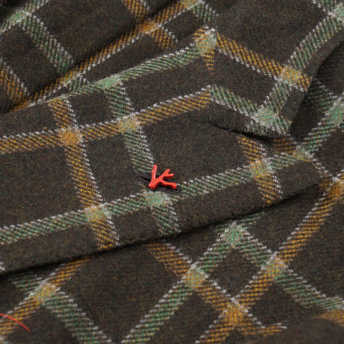 Isaia Soft Flannel Wool Sport Coat