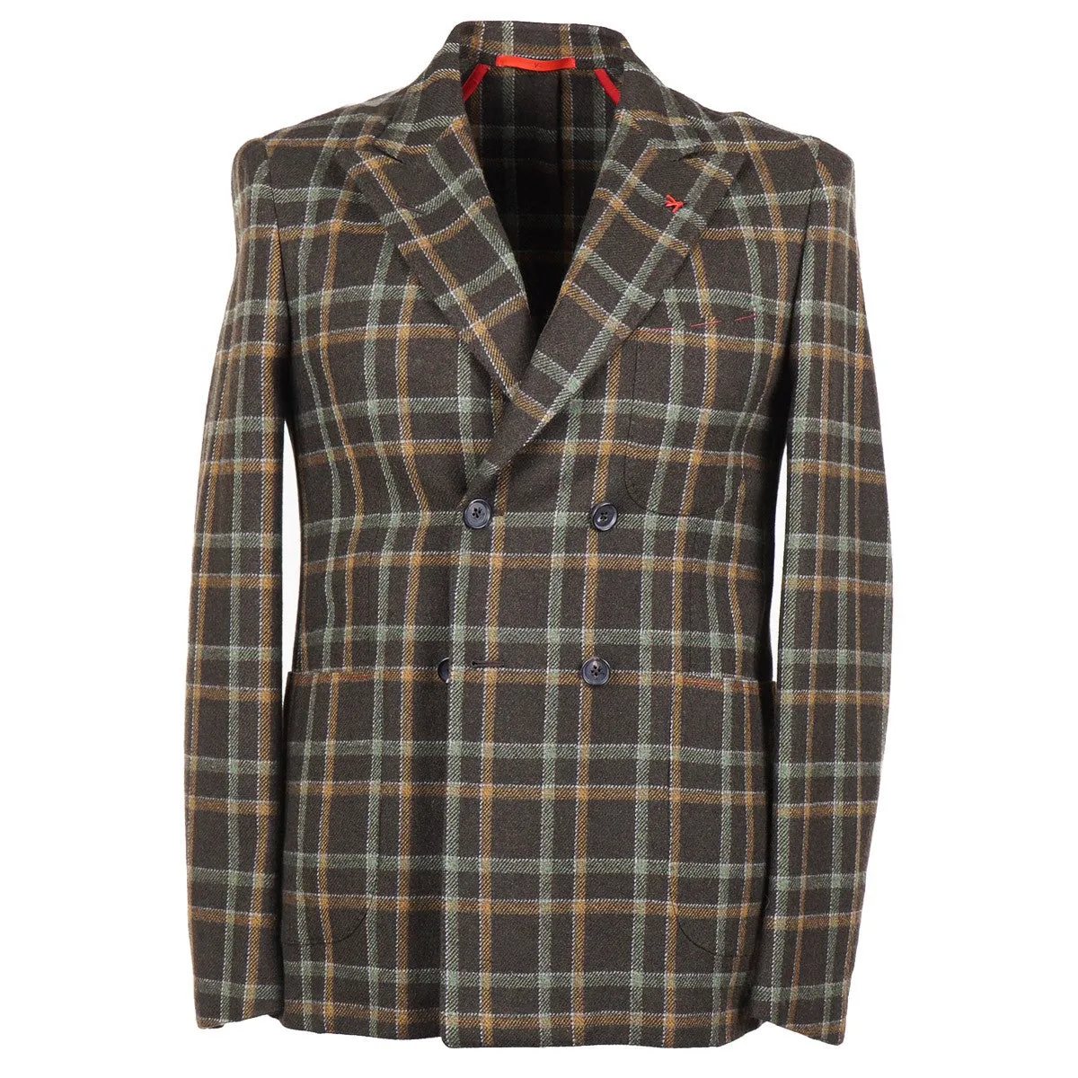 Isaia Soft Flannel Wool Sport Coat