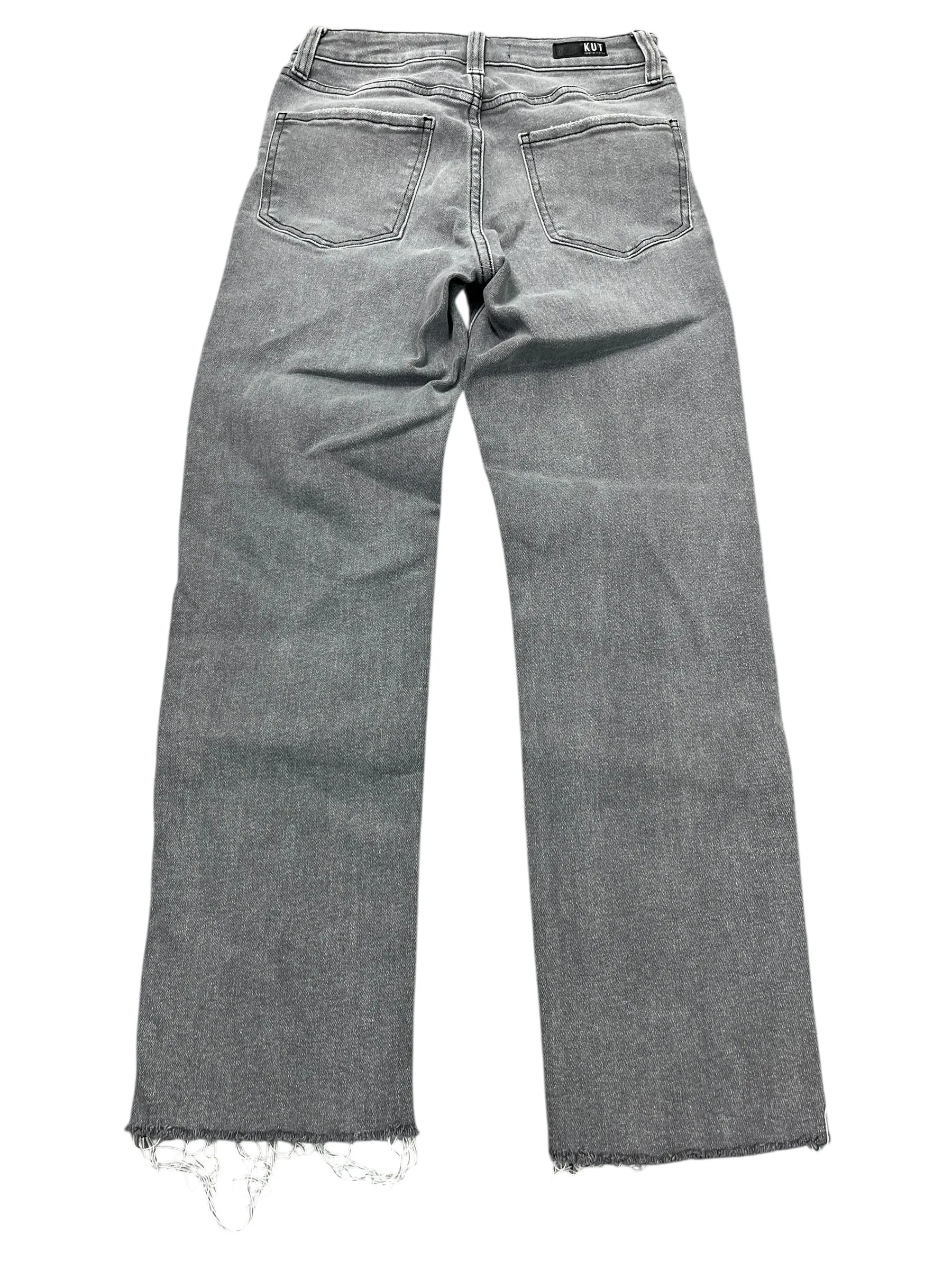Jeans Cropped By Kut In Grey Denim. Size:0