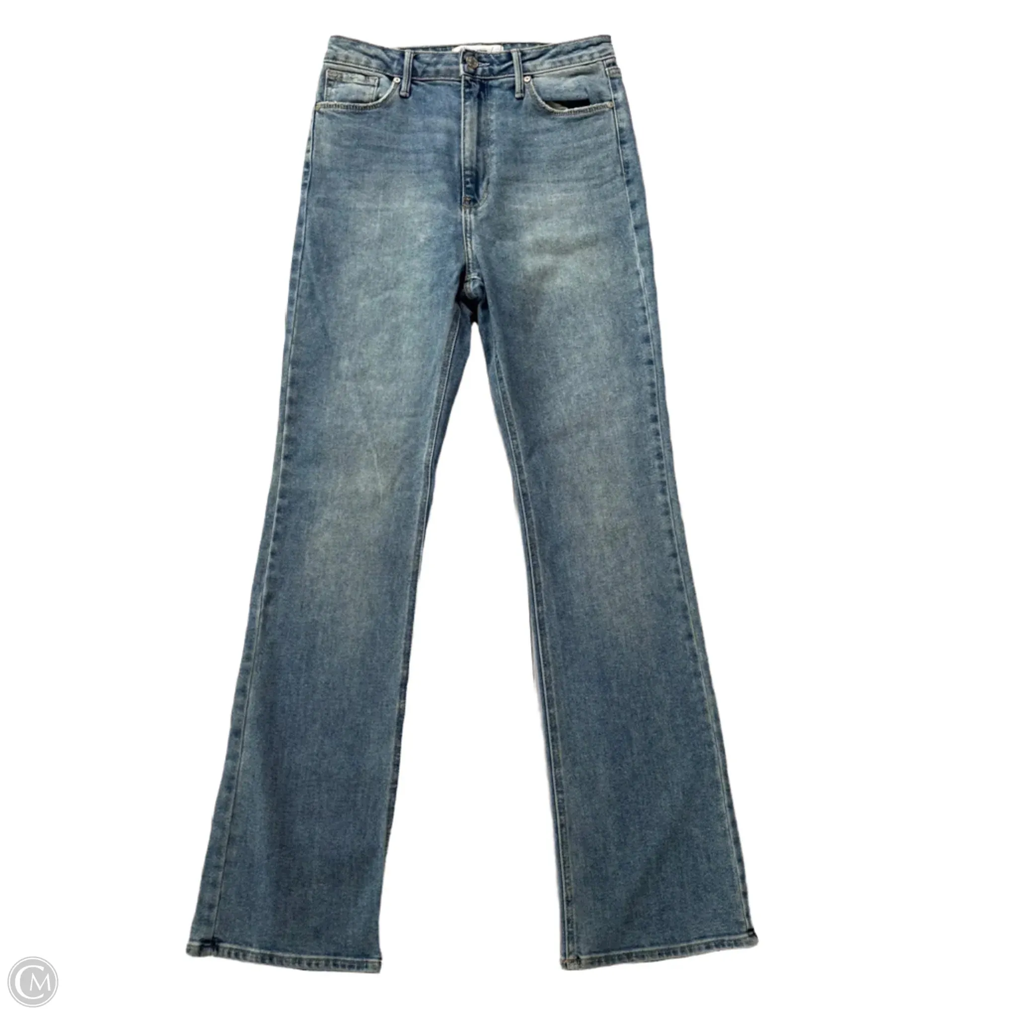 Jeans Flared By Just Black In Blue Denim. Size: 6