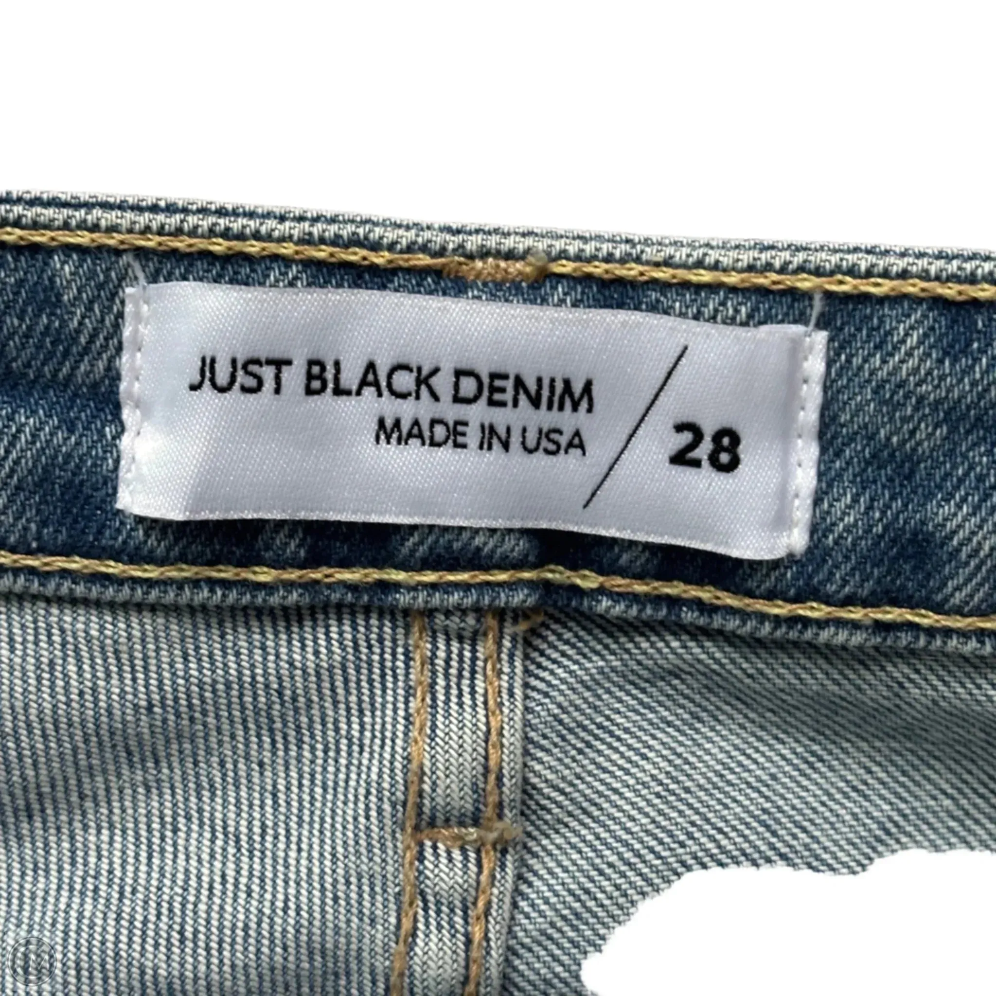 Jeans Flared By Just Black In Blue Denim. Size: 6