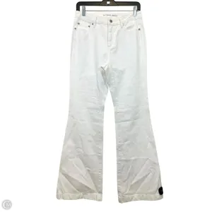 Jeans Flared By Michael By Michael Kors In White. Size: 2