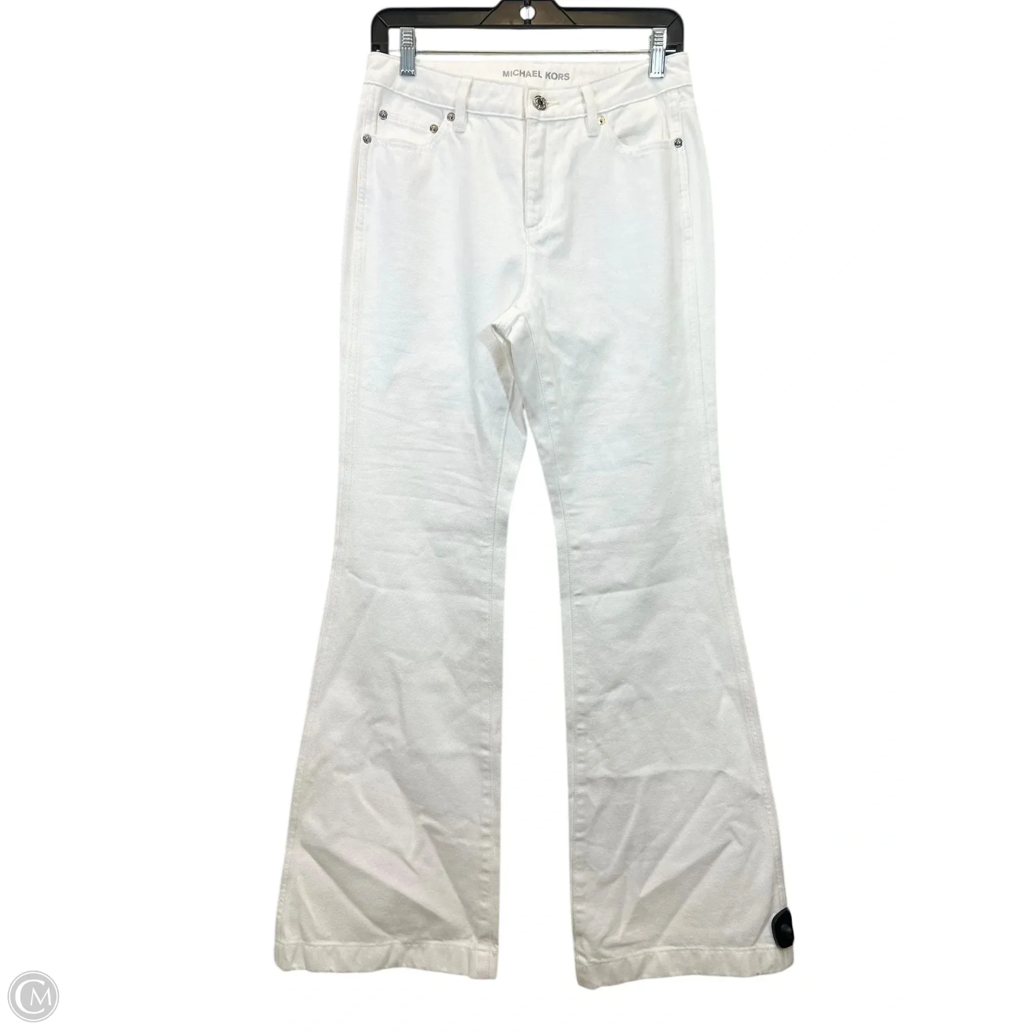 Jeans Flared By Michael By Michael Kors In White. Size: 2