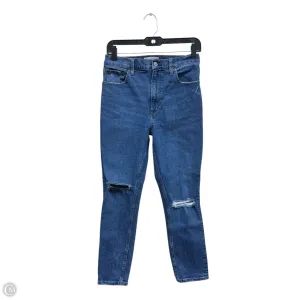 Jeans Skinny By Abercrombie And Fitch In Blue Denim. Size: 6