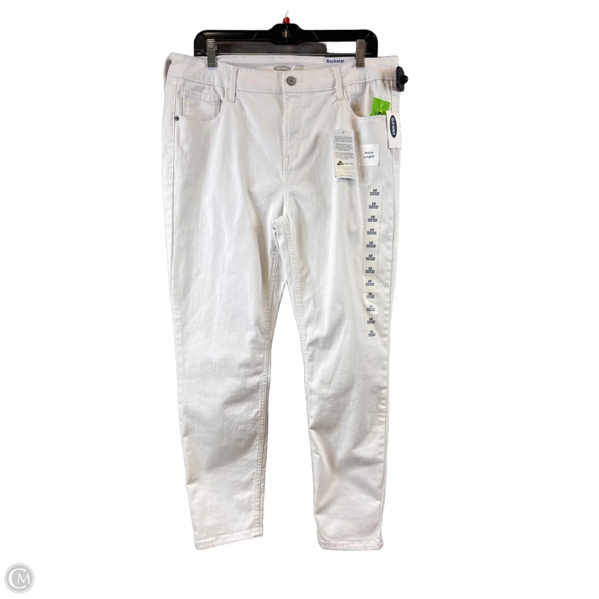 Jeans Skinny By Old Navy In White. Size: 16