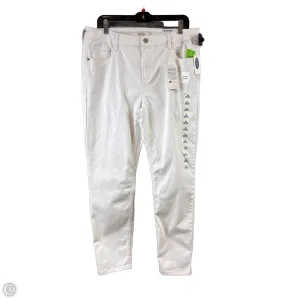 Jeans Skinny By Old Navy In White. Size: 16