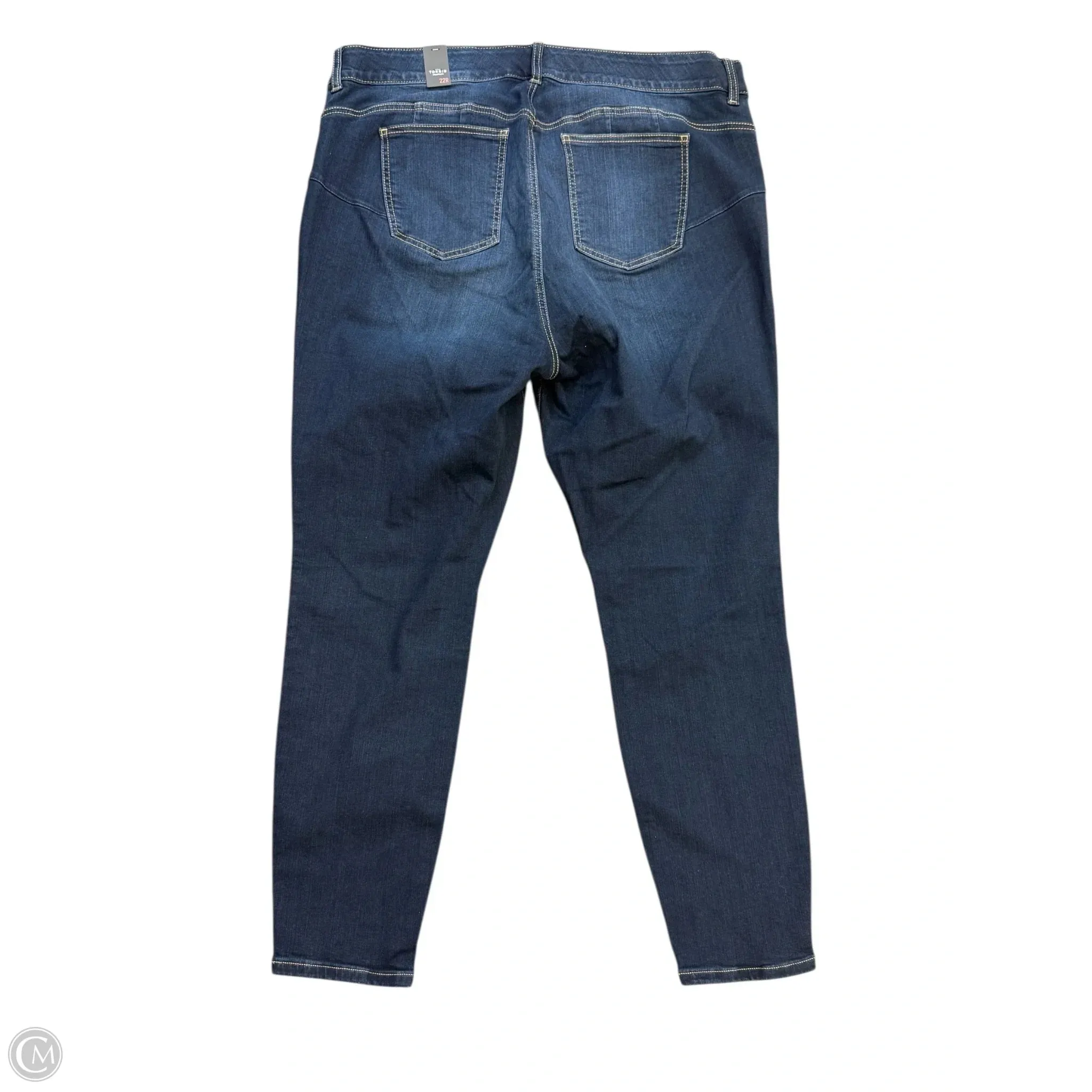 Jeans Skinny By Torrid In Blue Denim. Size: 22