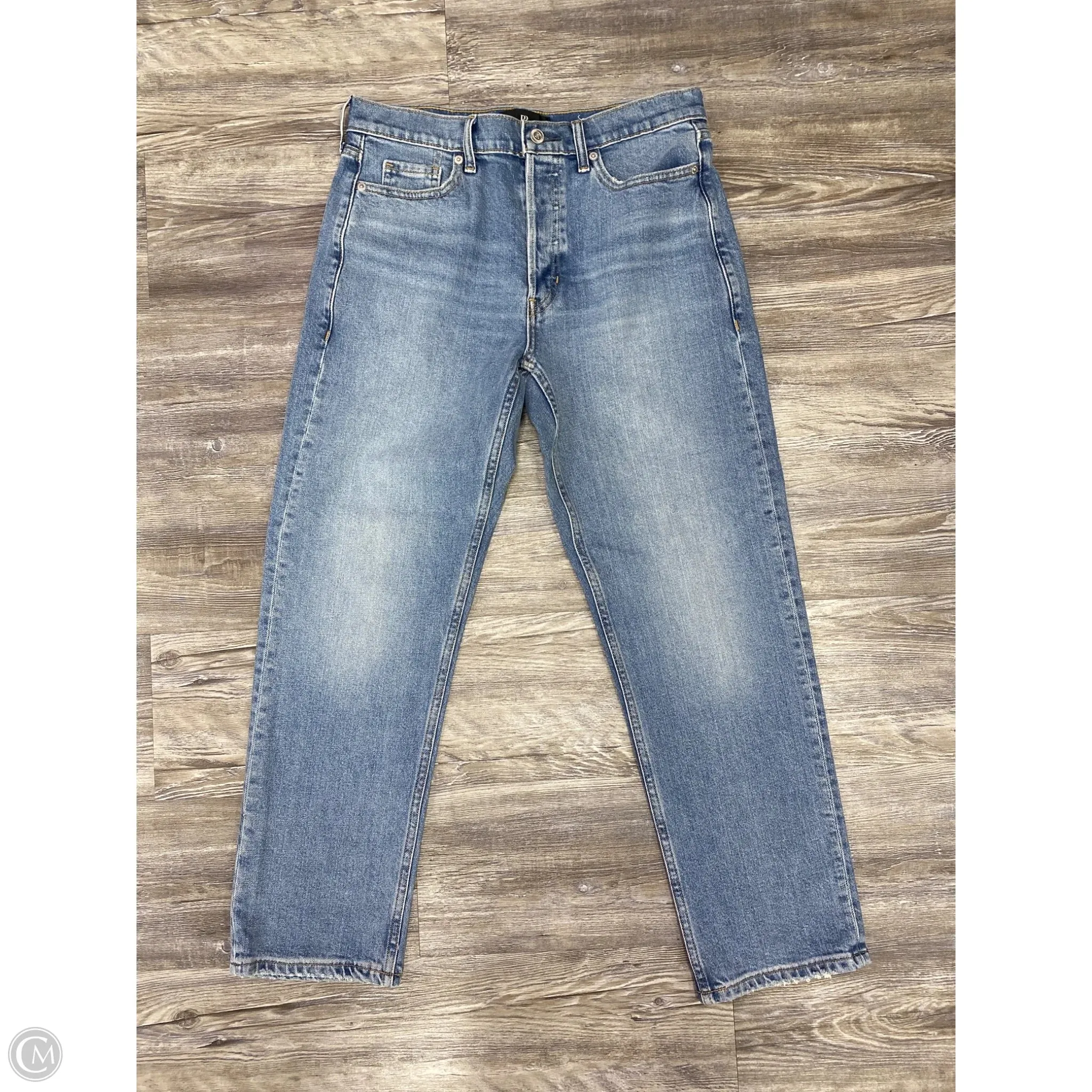 Jeans Straight By Banana Republic In Blue Denim. Size: 8