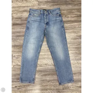 Jeans Straight By Banana Republic In Blue Denim. Size: 8