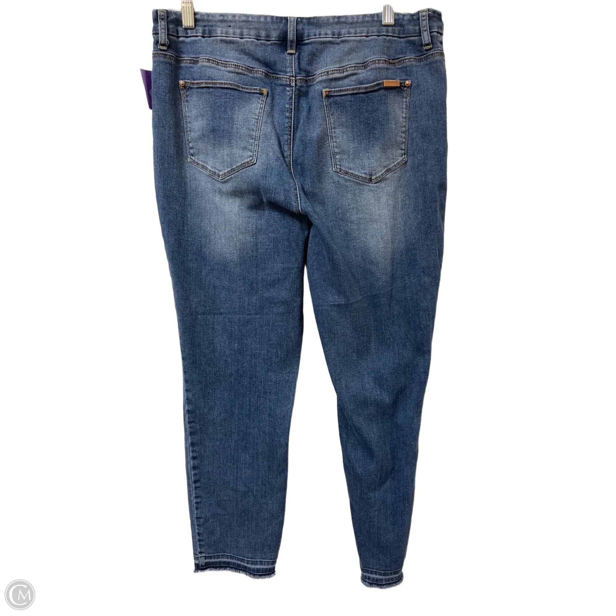 Jeans Straight By Chicos In Blue Denim. Size: 10