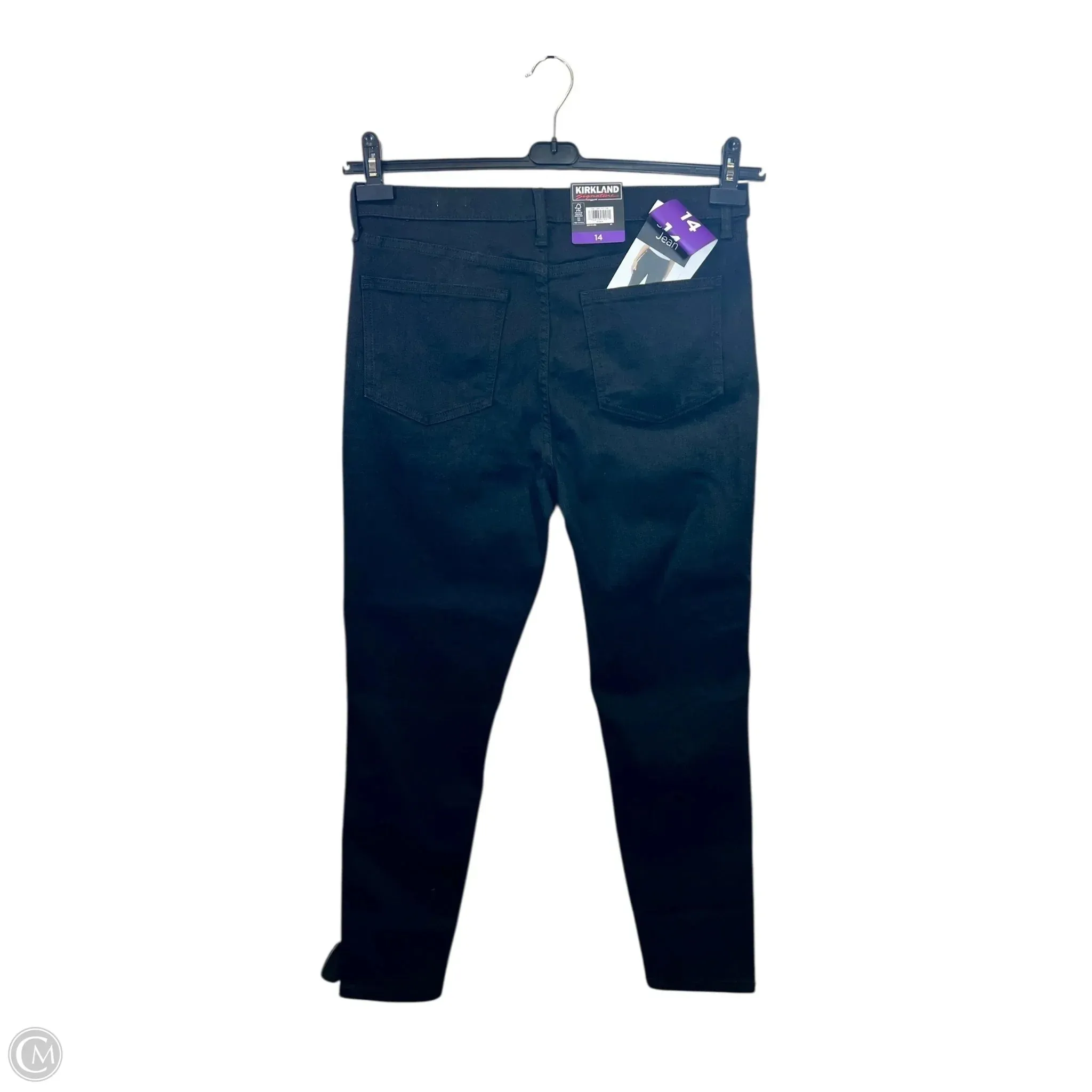 Jeans Straight By Kirkland In Black. Size: 14