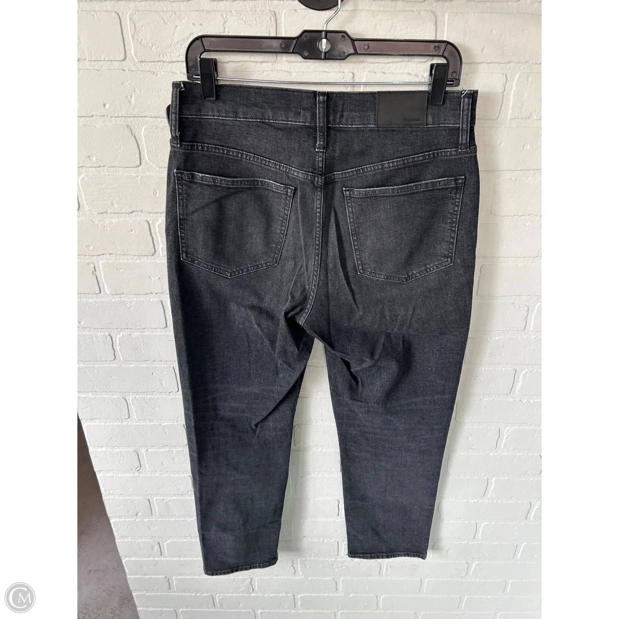 Jeans Straight By Madewell In Black. Size: 6