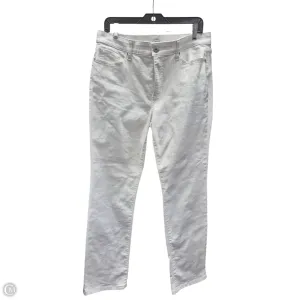 Jeans Straight By St Johns Bay In White. Size: 12