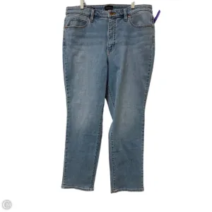 Jeans Straight By Talbots In Blue Denim. Size: 14p