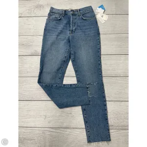 Jeans Straight By We The Free In Blue Denim. Size: 8