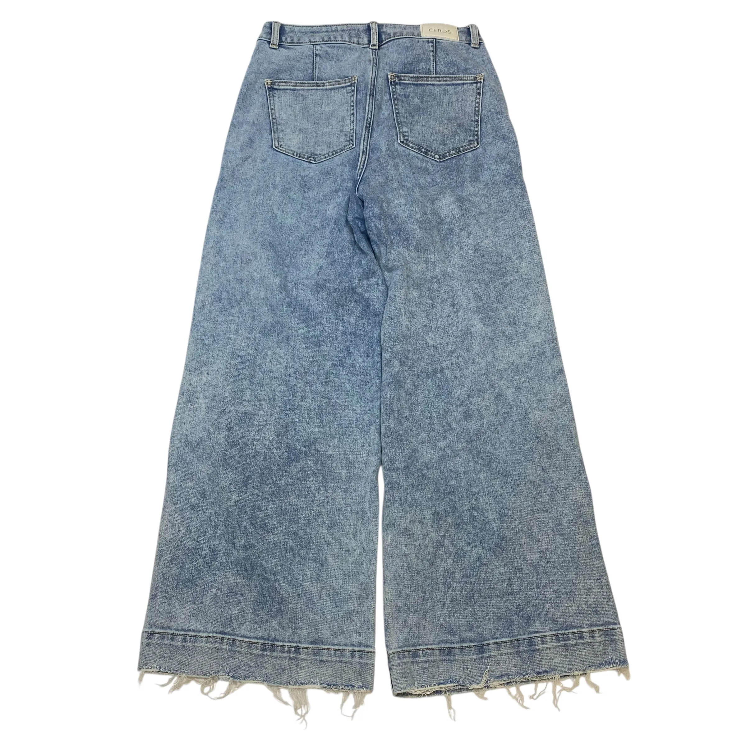 Jeans Wide Leg By Ceros In Blue Denim. Size:6