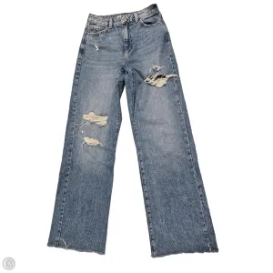 Jeans Wide Leg By Garage In Blue Denim. Size: 0